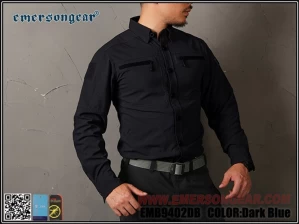 Рубашка EmersonGear Blue Label Defender Tac-Shirt (Dark Blue)