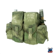 Подсумок для 4АК-2РГ-2РСП molle (с кнопкой, липучкой и утяжками)