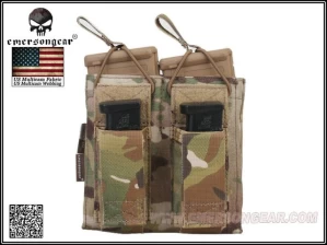 Подсумок EmersonGear 5.56&Pistol Double Open Top Magazine Pouch