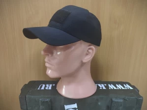 Бейсболка тактическая с велкро (черный)