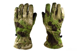 Перчатки Soft-Shell Gloves (Зеленый Камуфляж)