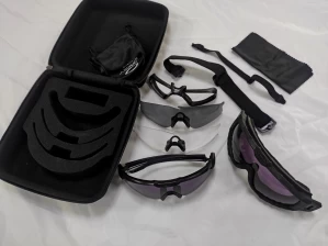 Очки со сменными линзами Oakley+оправа (4 линзы)(реплика)