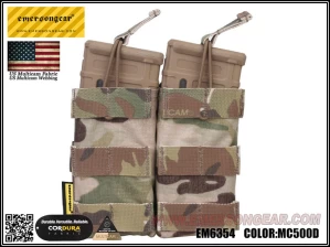 Подсумок EmersonGear Modular Open Top Double Magazine Pouch