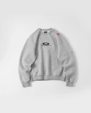 Свитшот из футера с начесом Oakley (серый)